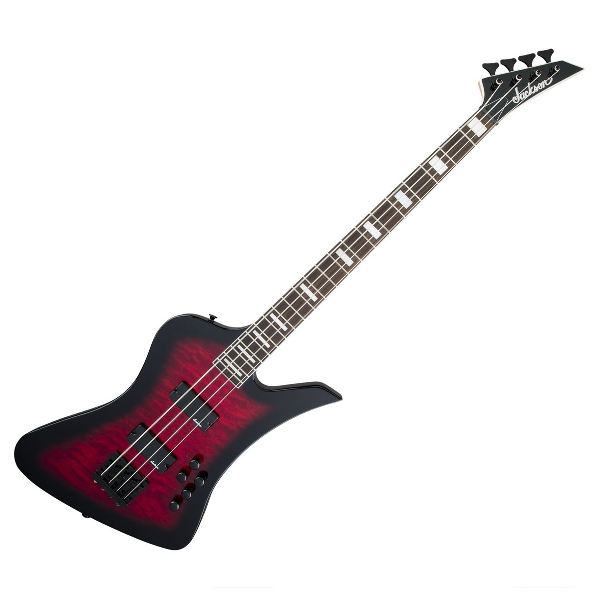 Jackson JS Series Kelly Bird JS3Q, Transparent Red Burst