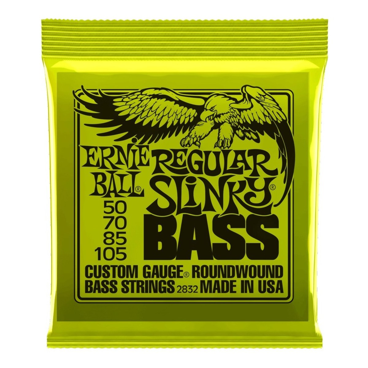 Ernie Ball 2832 Regular Slinky Nickel Bass Guitar Strings 50-105
