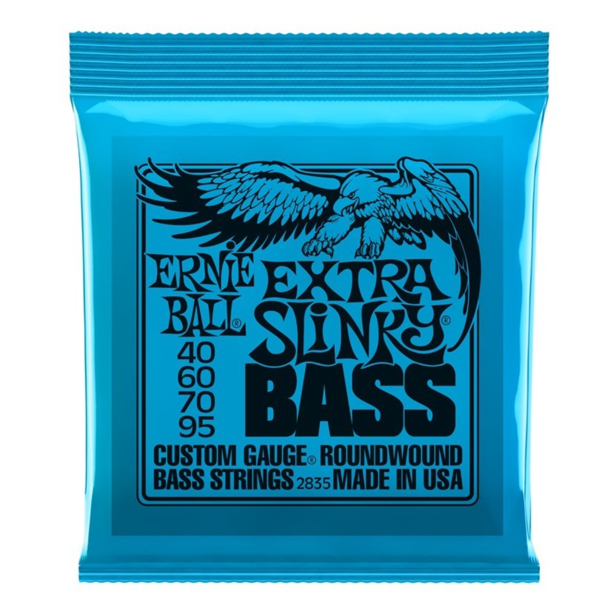 Ernie Ball Extra Slinky 2835 Nickel Bass Guitar Strings 40-95