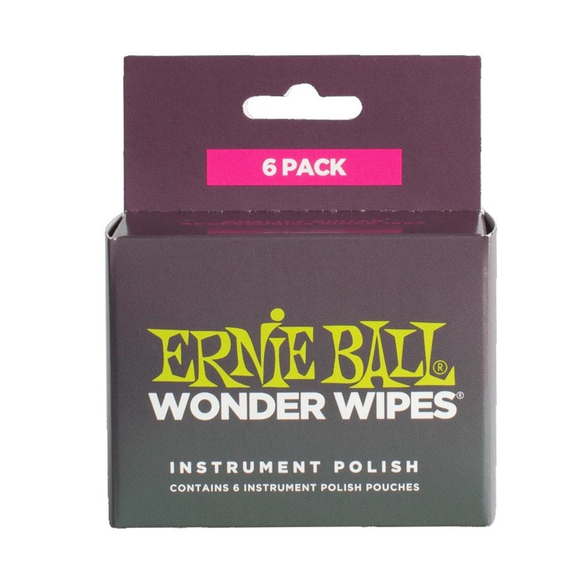 Ernie Ball 4278 Wonder Wipe Instrument Polish, 6 Pack