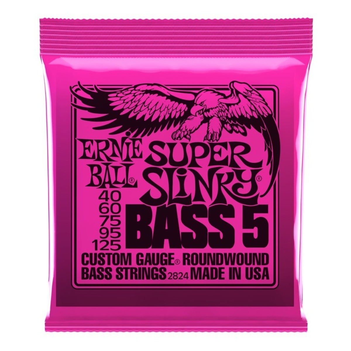 Ernie Ball Super Slinky 2824 Nickel Bass 5 String 40-125