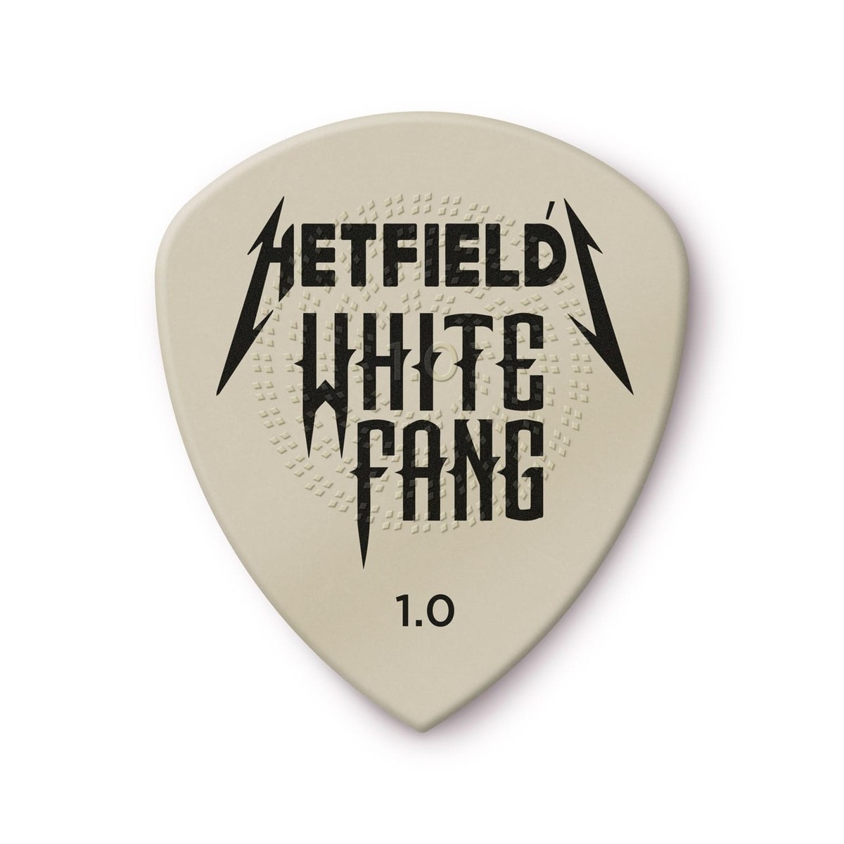 Dunlop James Hetfield Flow White Fang Pick 1.0mm, 6 Pack