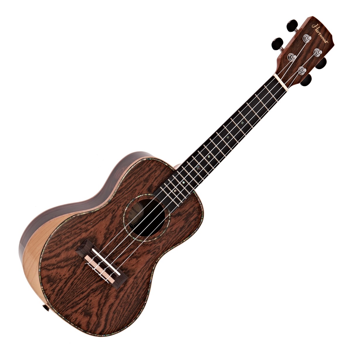 Hartwood Sonata Armrest Concert Ukulele, AA Solid Bocote