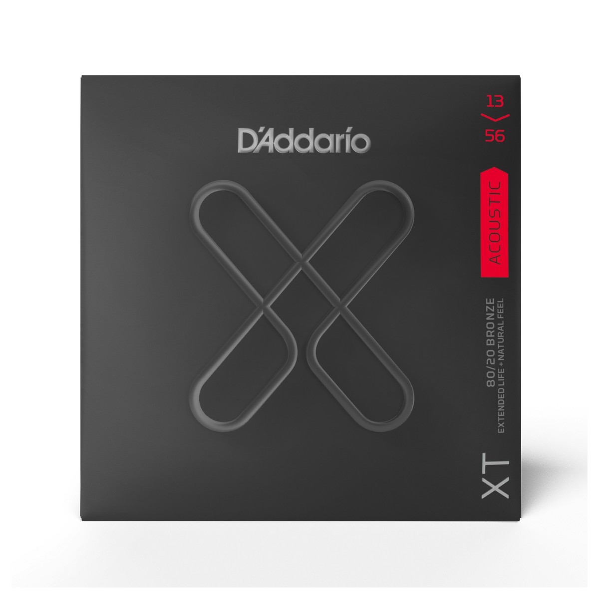 D'Addario XTABR1356 XT 80/20 Bronze Medium Acoustic Strings, 13-56