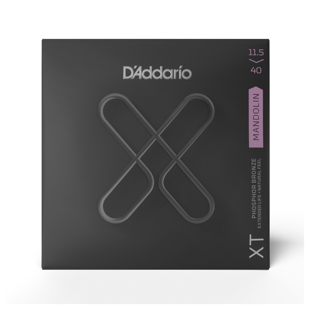 D'Addario XTM11540 XT Phosphor Bronze Mandolin Strings, 11.5-40