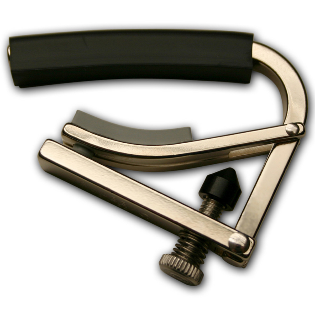 Shubb C4 Radically Curved Guitar Capo, Polished Nickel