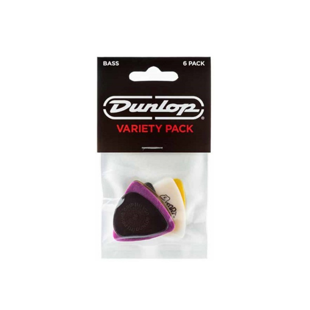 Dunlop JD-PVP117 Variety Bass Picks, Pack of 6