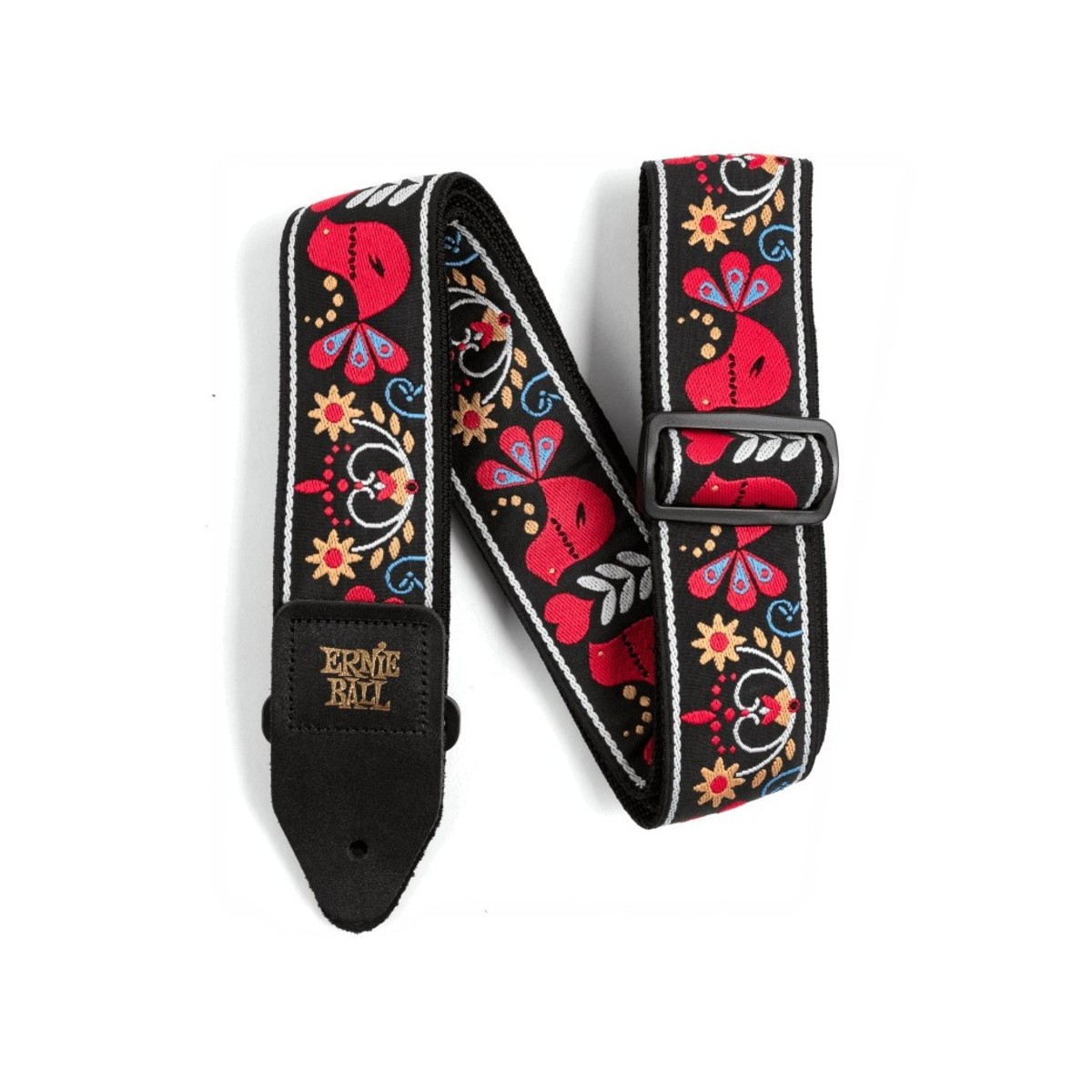 Ernie Ball P04667 Polypro Jacquard Strap, Redbird Rising