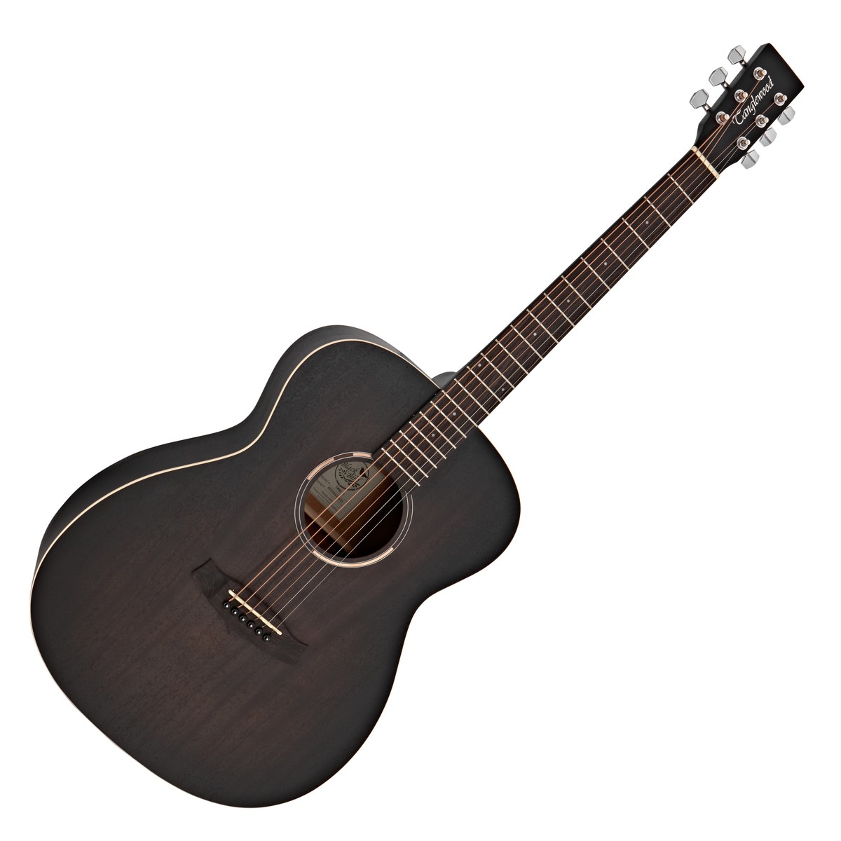 Tanglewood TWBB O Blackbird Folk Acoustic, Smokestack Black Satin