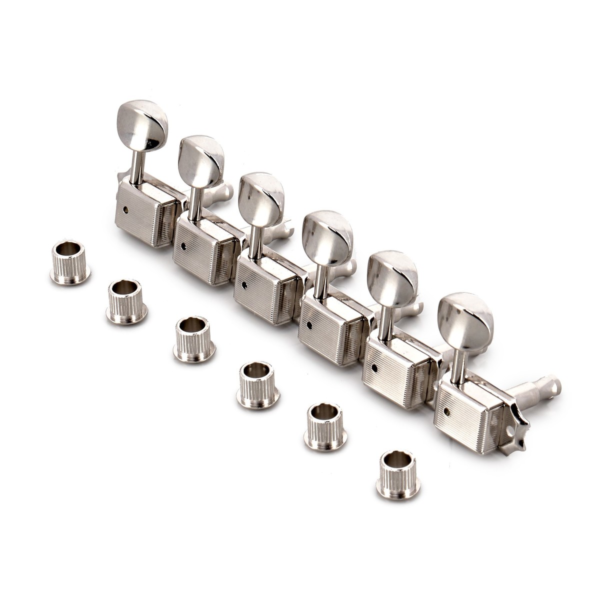 Gotoh SD91-05M-NI-L6 Vintage ST Syle Tuners/Machineheads Set, Nickel