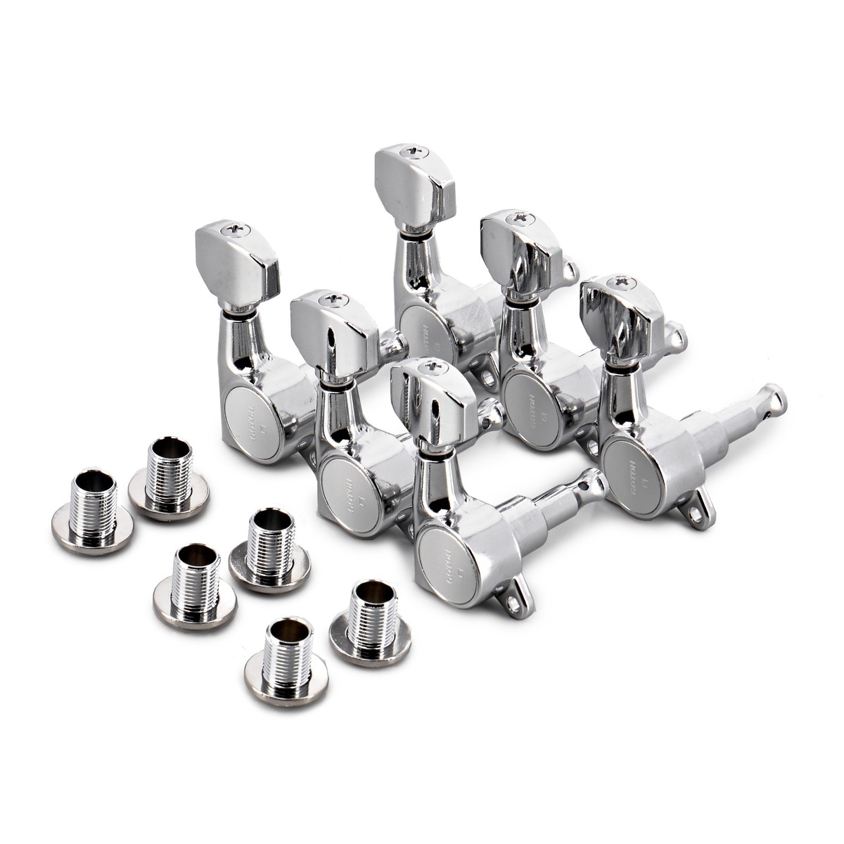Gotoh SG381-07-L6 Tuners/Machineheads 6 Inline Set, Chrome
