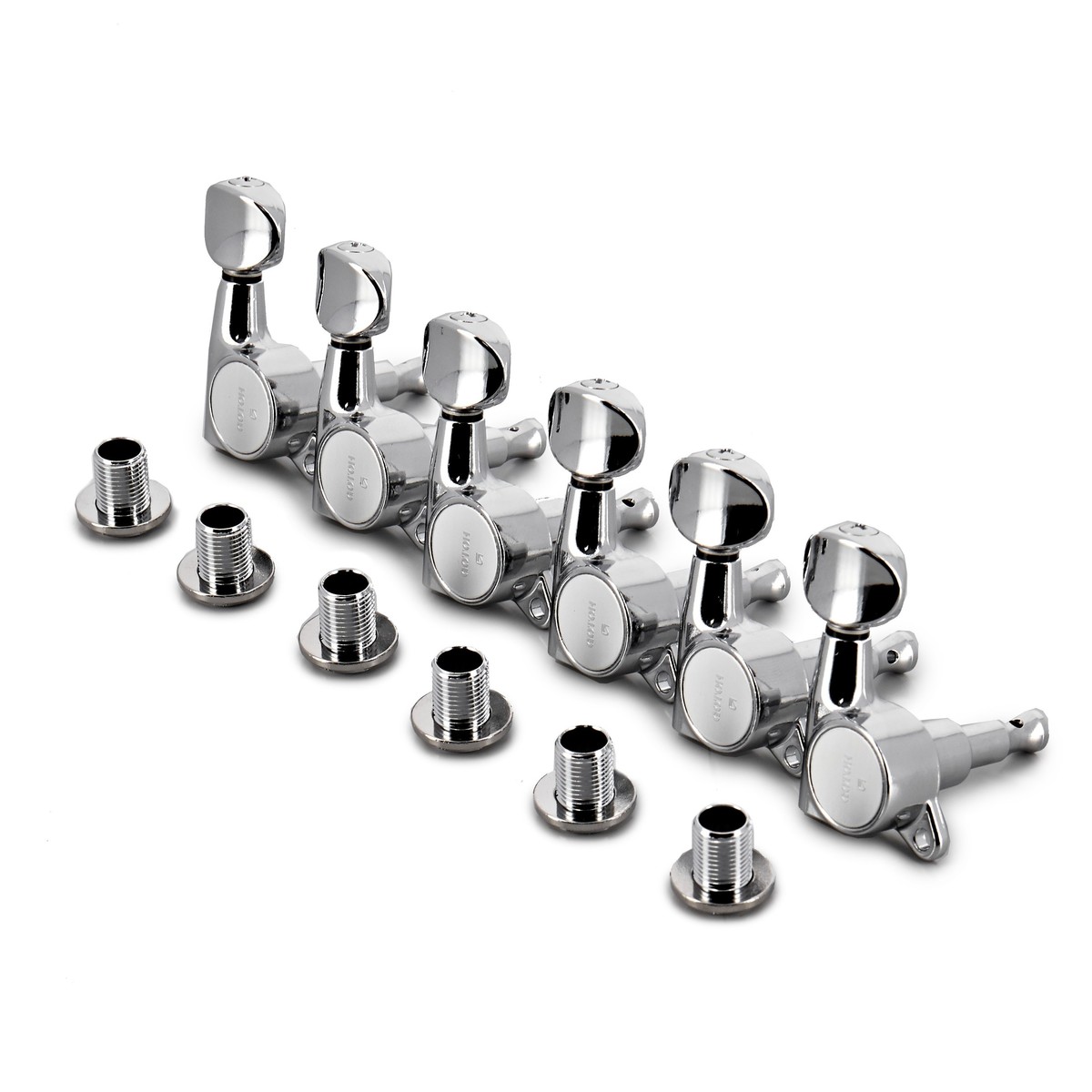 Gotoh SG381-05-L6 Tuners/Machineheads 6-In-Line Set, Chrome