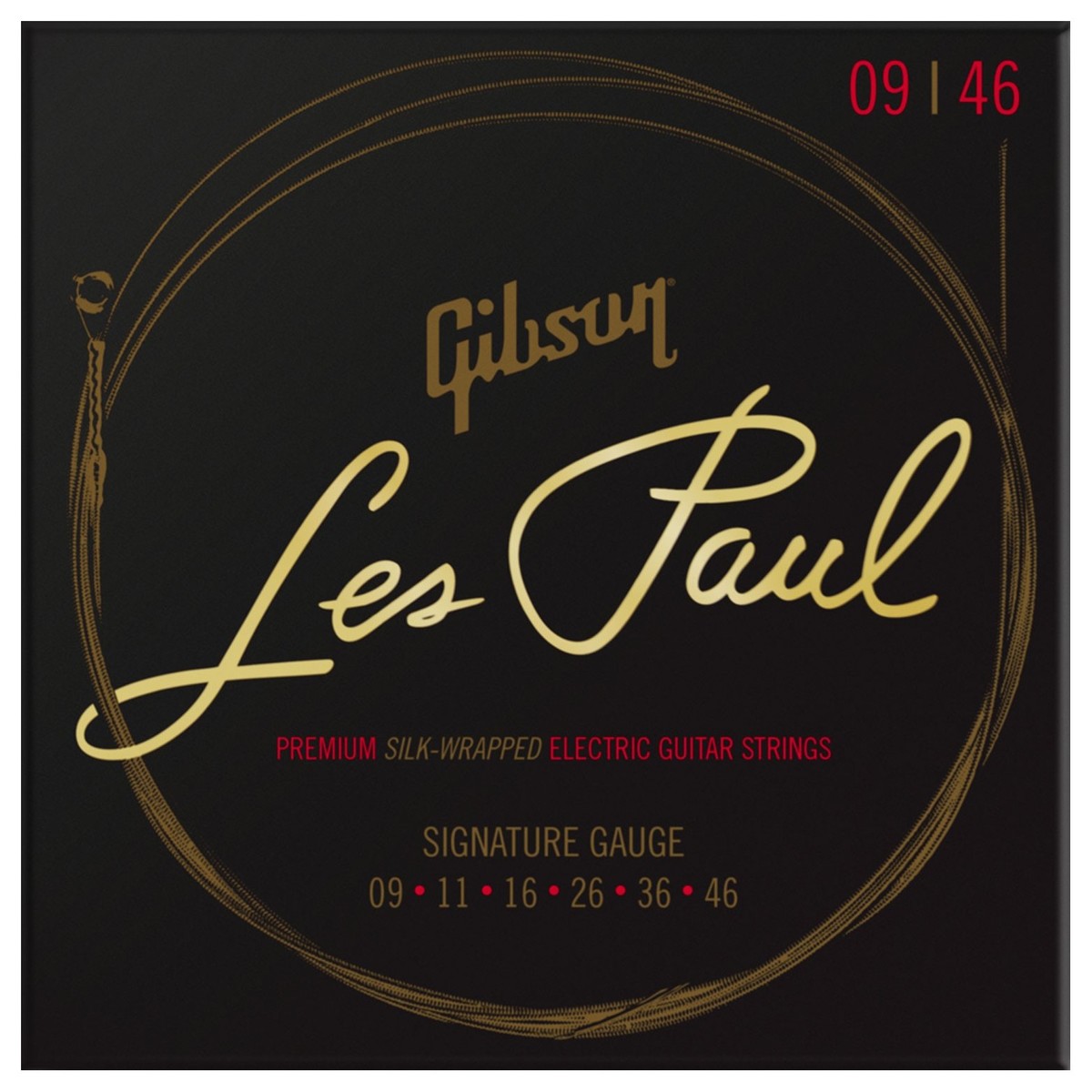 Gibson SEG-LES Les Paul Premium Signature Guitar Strings, 9-46