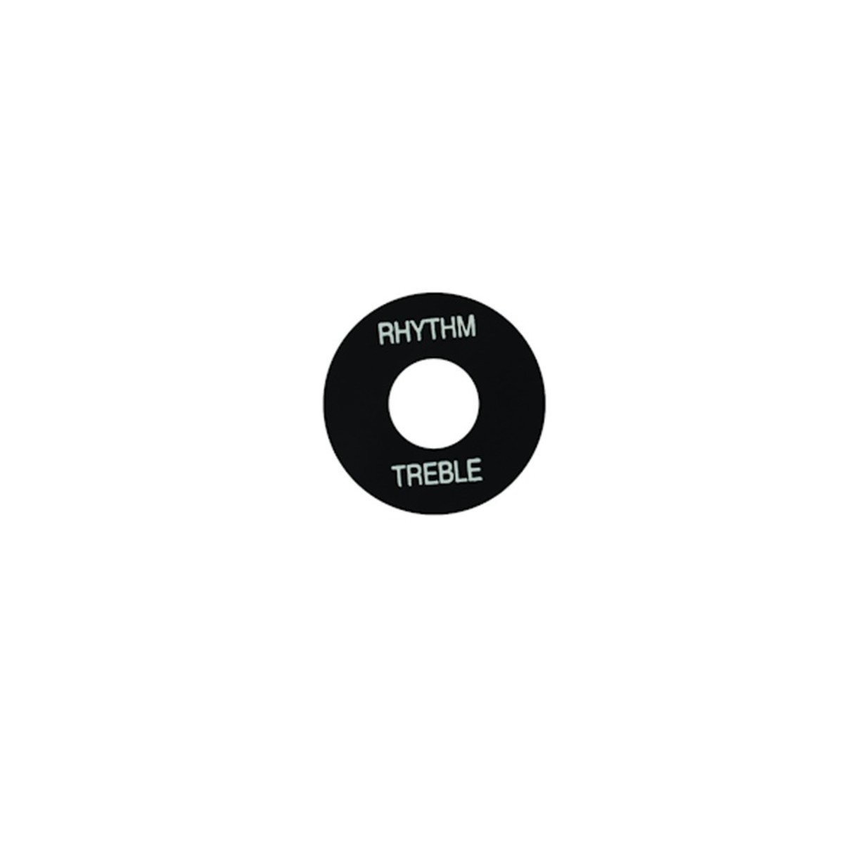 Gibson Toggle Switch Washer (Black, White Imprint)