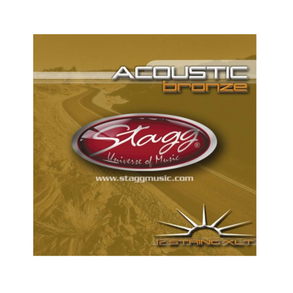 Stagg Deluxe 12 String Bronze Extra-Light Acoustic Guitar Strings