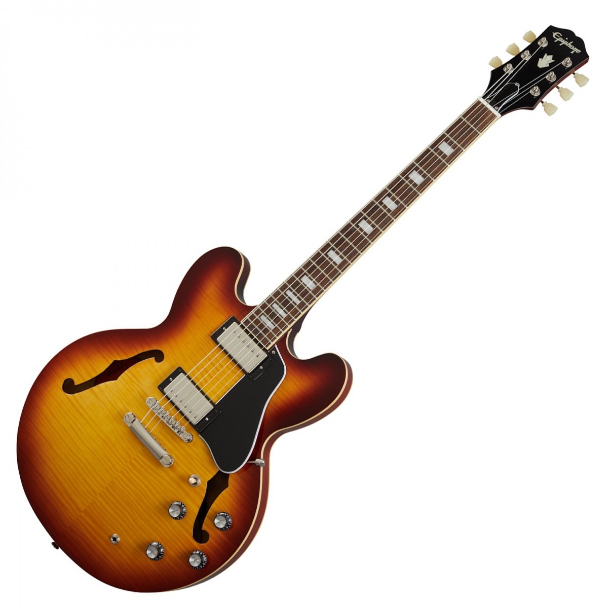 Epiphone ES-335 Figured, Raspberry Tea Burst