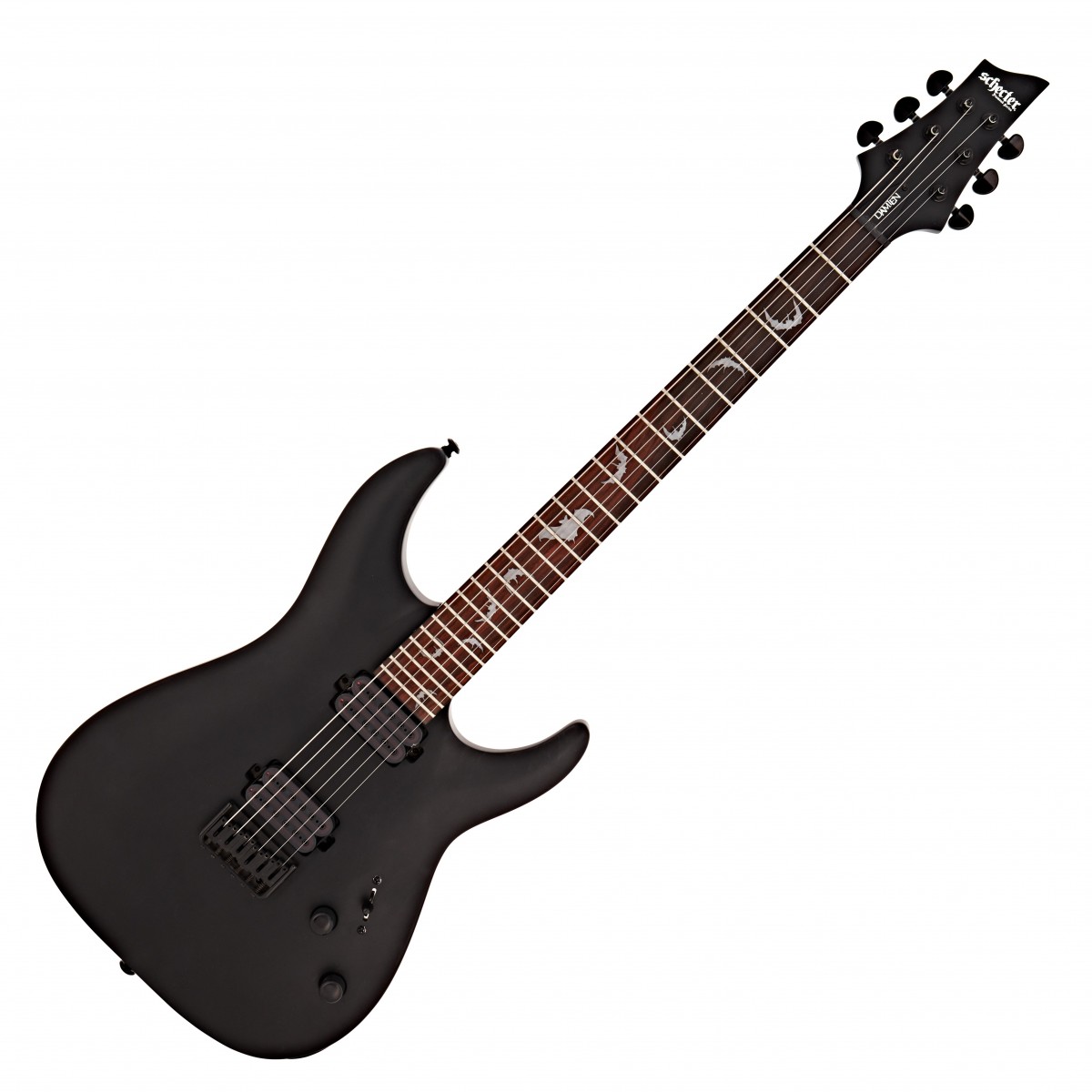 Schecter Damien-6, Satin Black