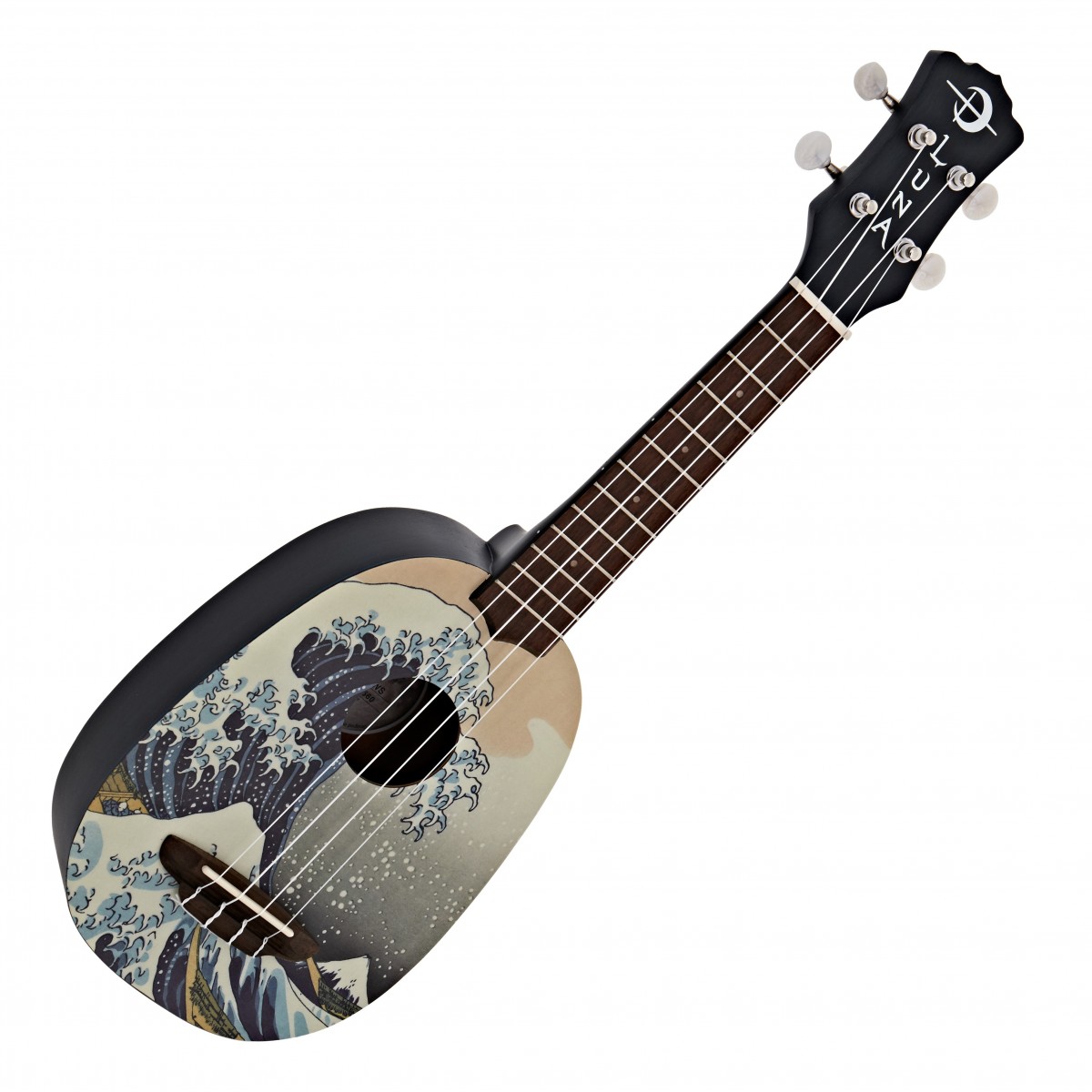 Luna Great Wave Pineapple Ukulele w/ Gigbag