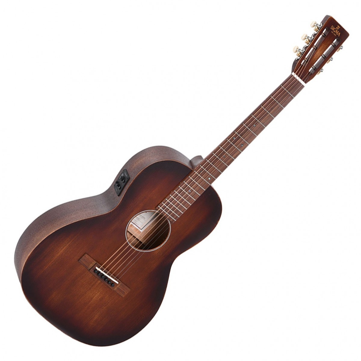 Sigma 00M-15SE 00 Size Electro Aged, Distressed Satin Natural