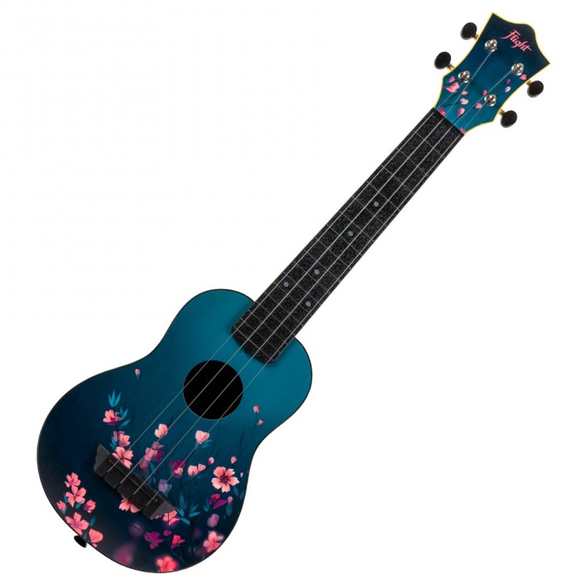 Flight TUSL-32 Travel Long Neck Soprano Ukulele, Sakura