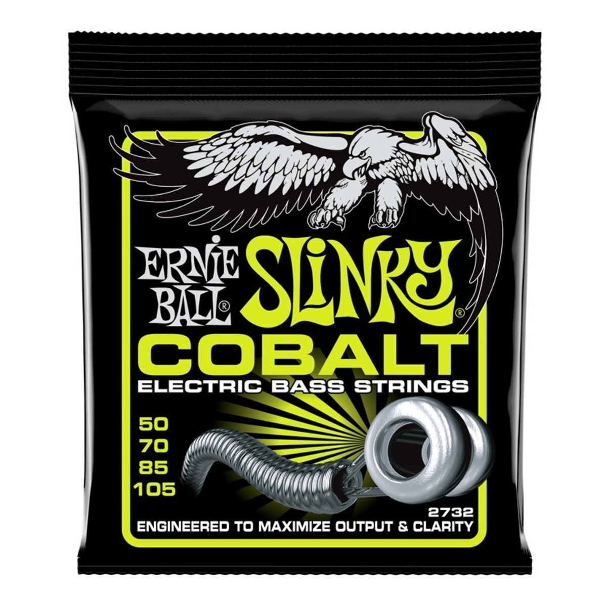 Ernie Ball Regular Slinky 2732 Cobalt Bass Guitar Strings 50-105