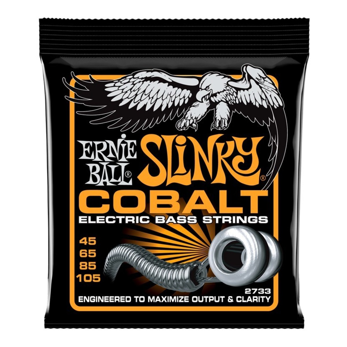 Ernie Ball Hybrid Slinky 2733 Cobalt Bass Guitar Strings 45-105