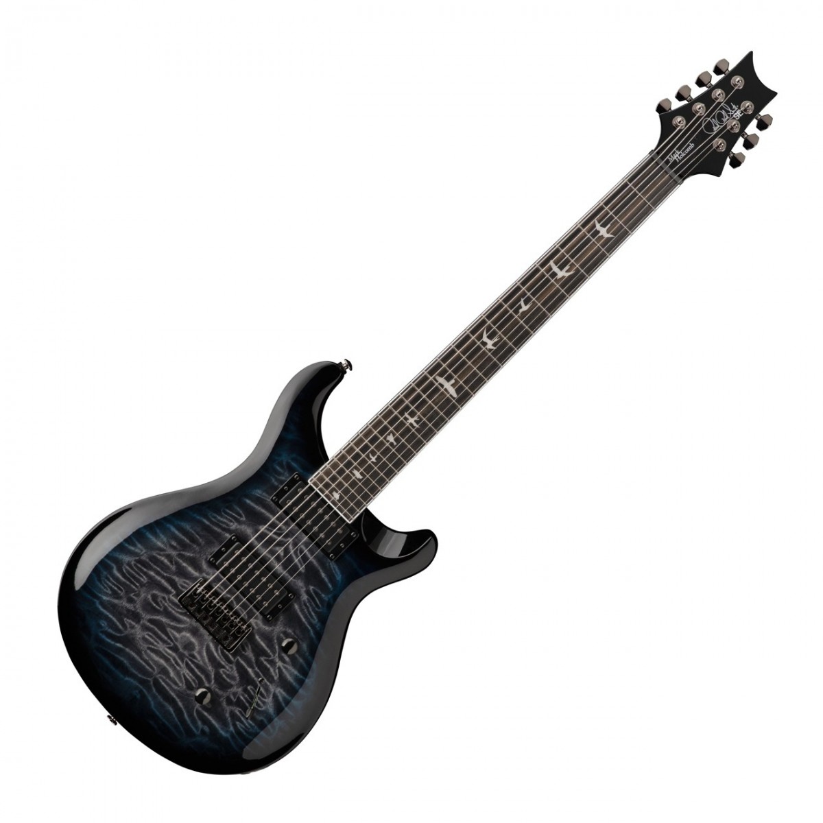 PRS SE Mark Holcomb SVN 7 String, Holcomb Blue Burst
