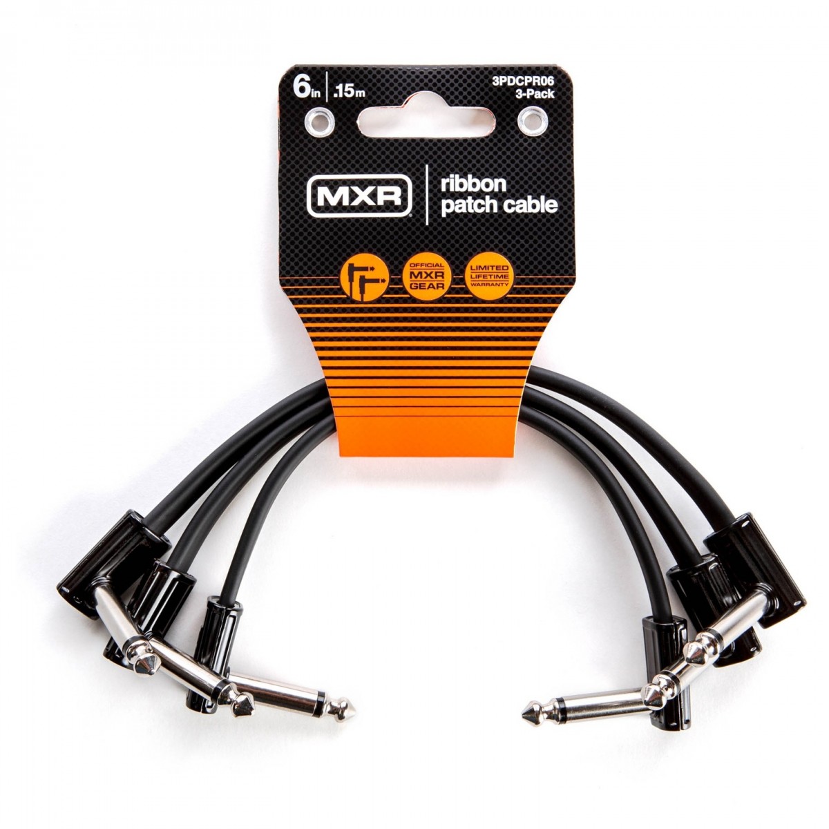 MXR Ribbon Patch Cable 3 Pack, 6 Inch