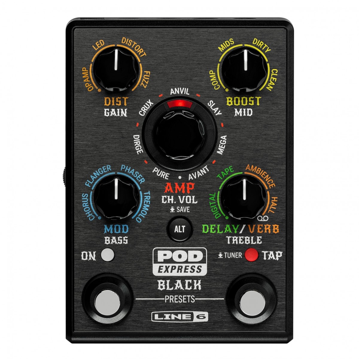 Line 6 Pod Express Black Guitar Amp and Effect Processor