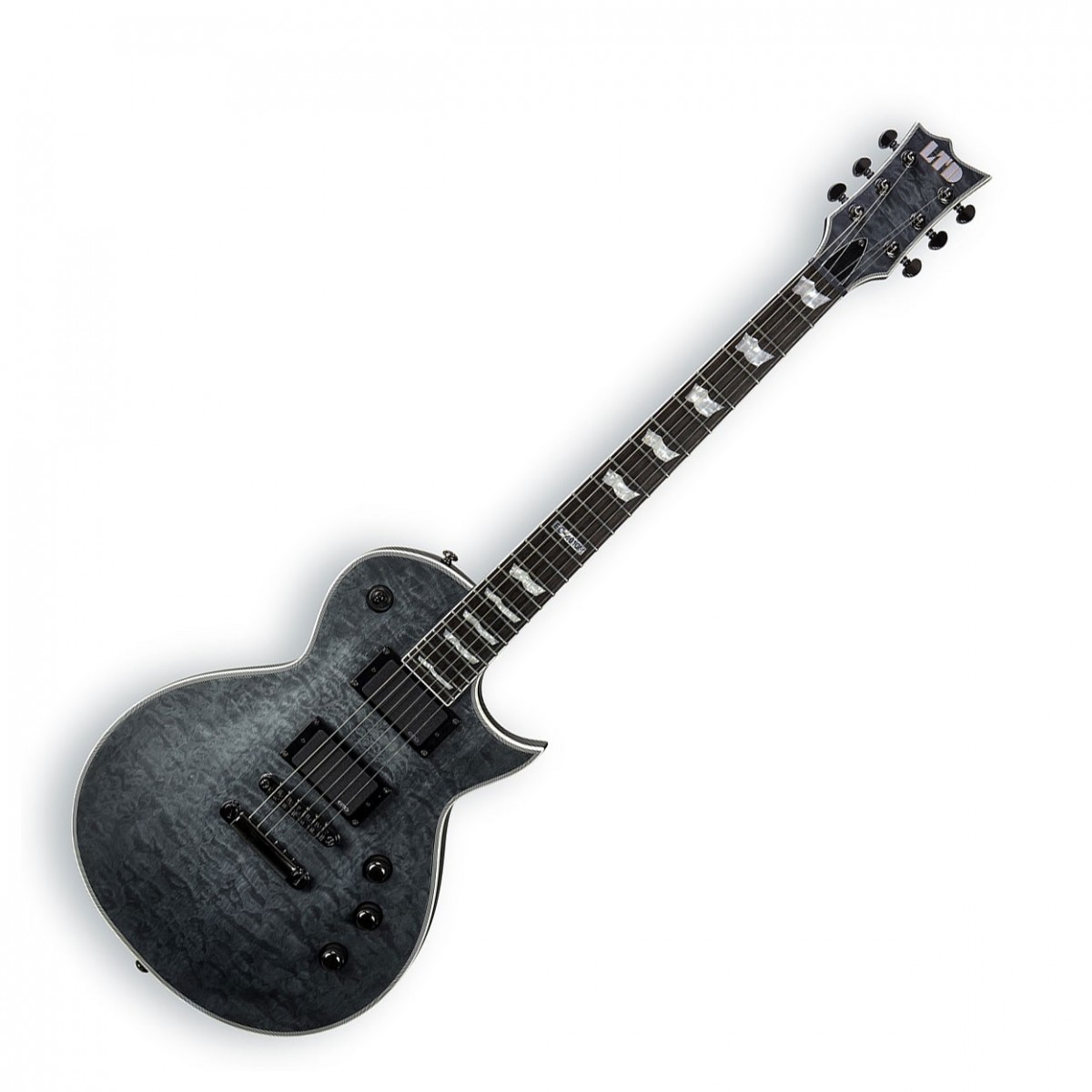 ESP EC-401 QM, See Thru Black Satin