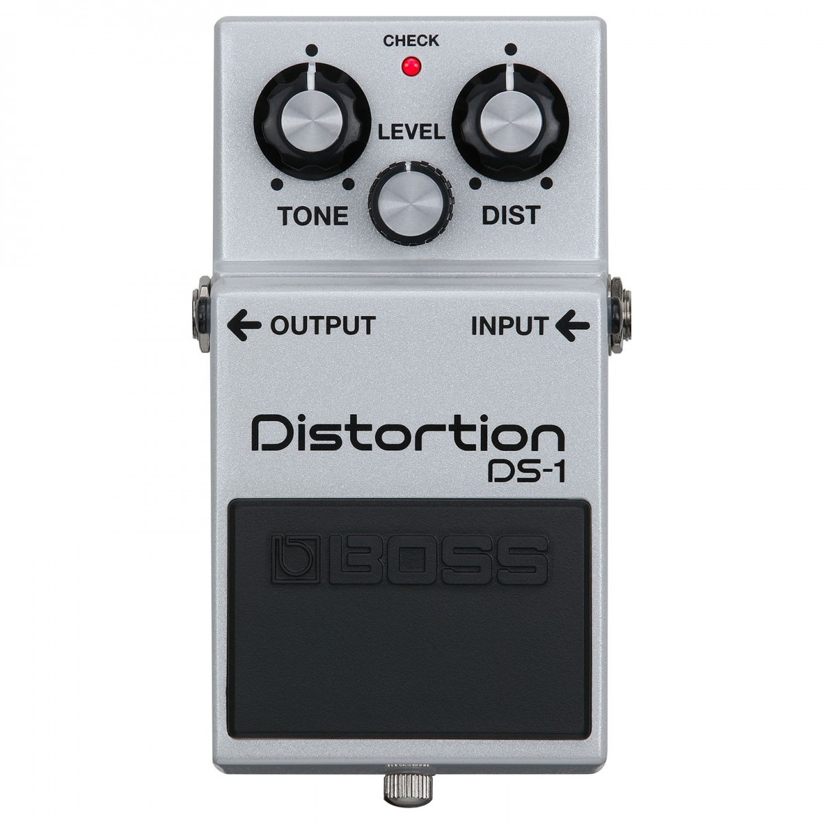 Boss DS-1-WH Limited Edition Distortion Pedal, White