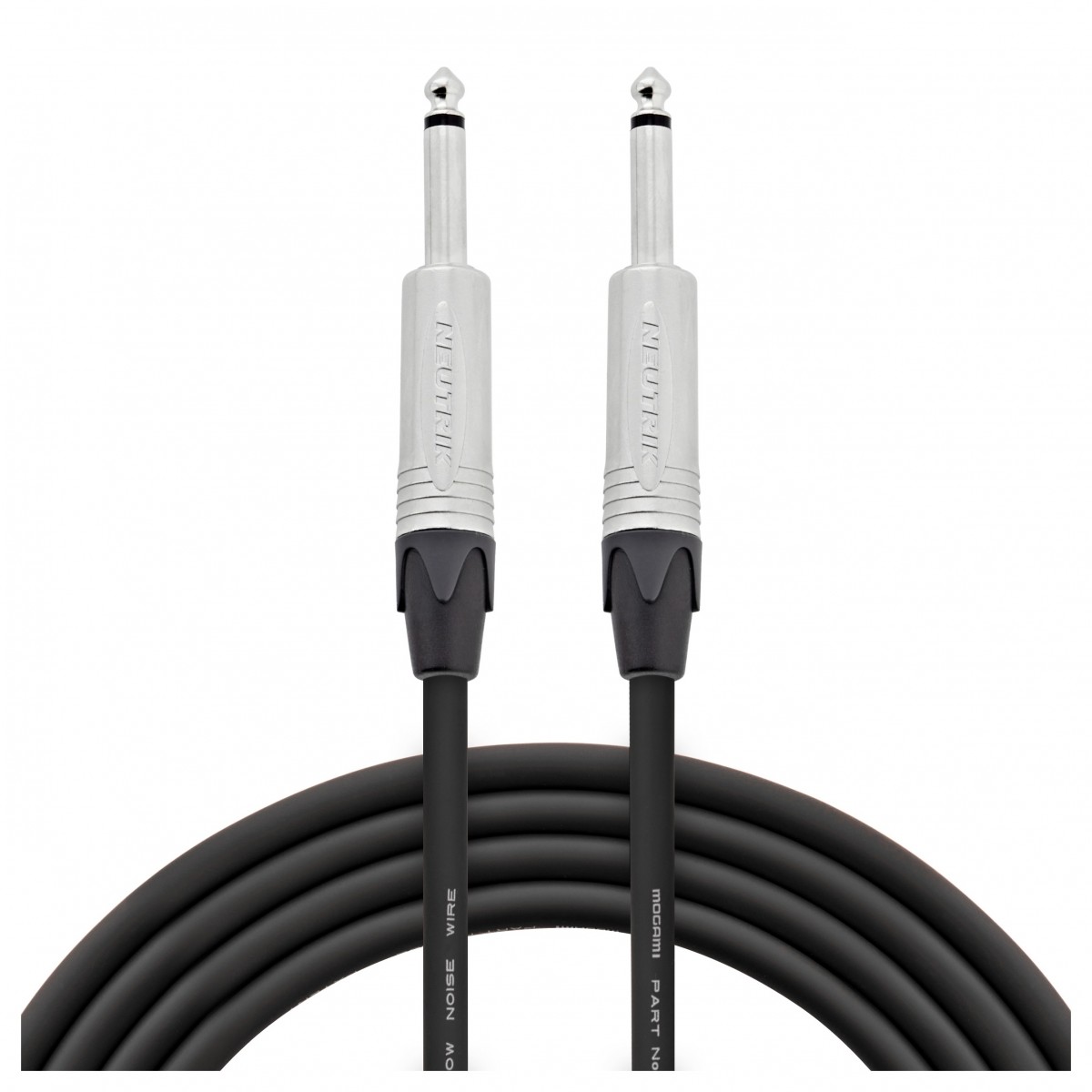Studiospares Pro Neutrik Mogami Instrument Cable, 10m Black