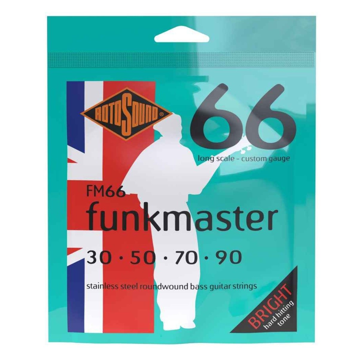 Rotosound FM66 Funkmaster Bass, Long Scale, Custom, 30-90