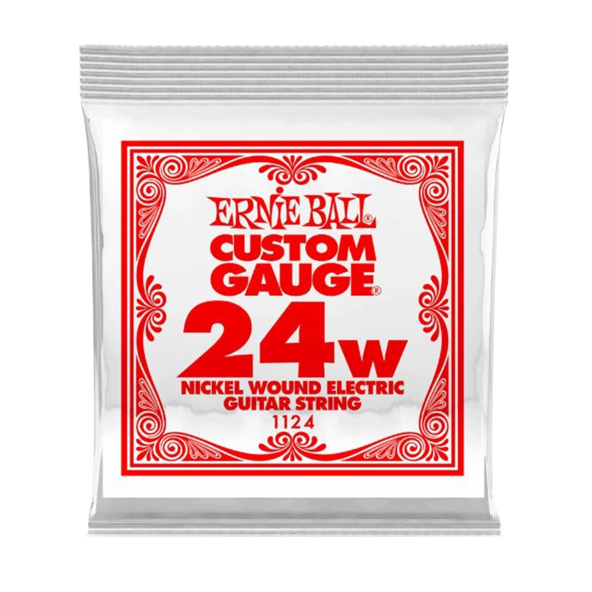 Ernie Ball 1124 Nickel Wound Electric Single String, 24w