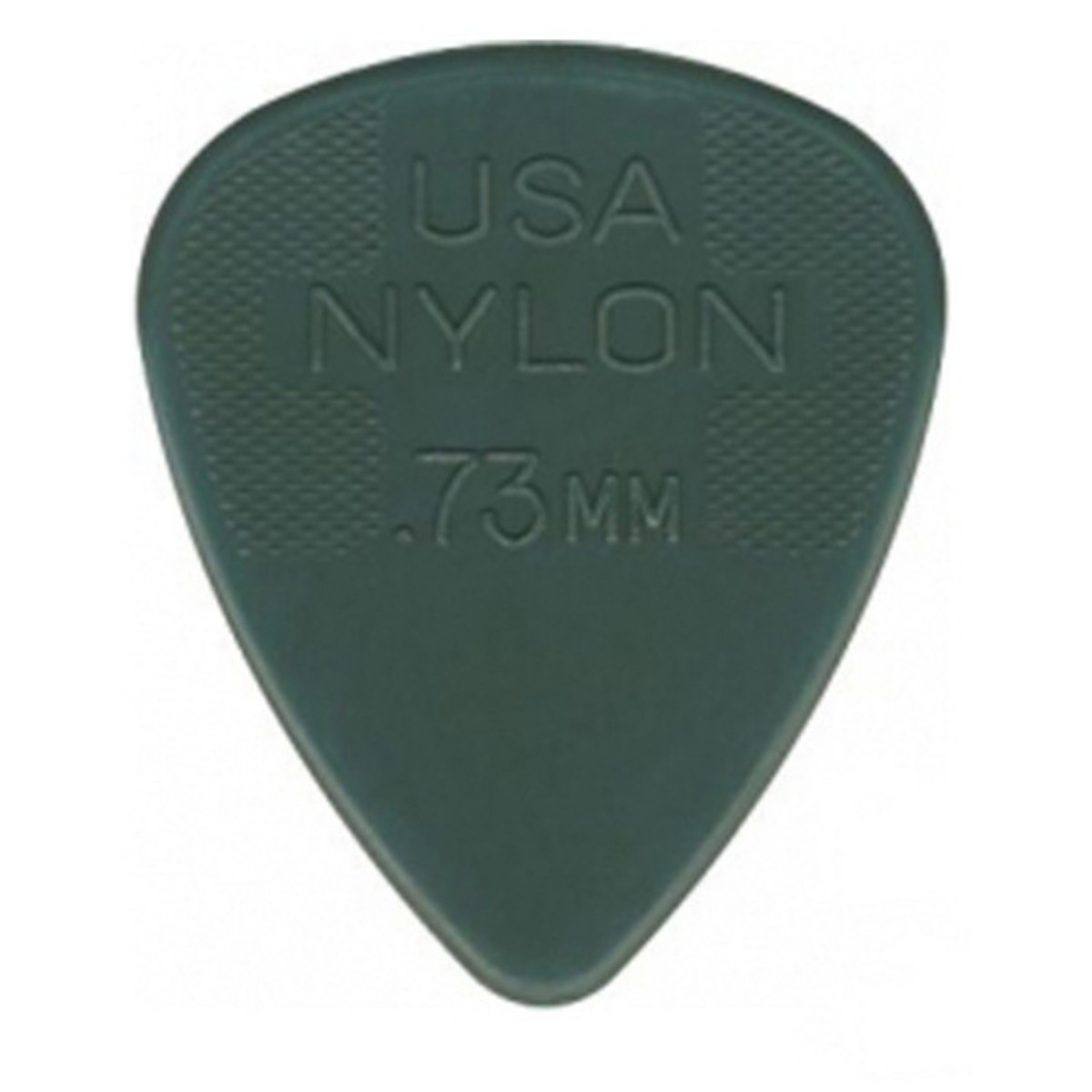 Dunlop 44P73 0.73mm Nylon Standard Pick, Grey, Players Pack of 12