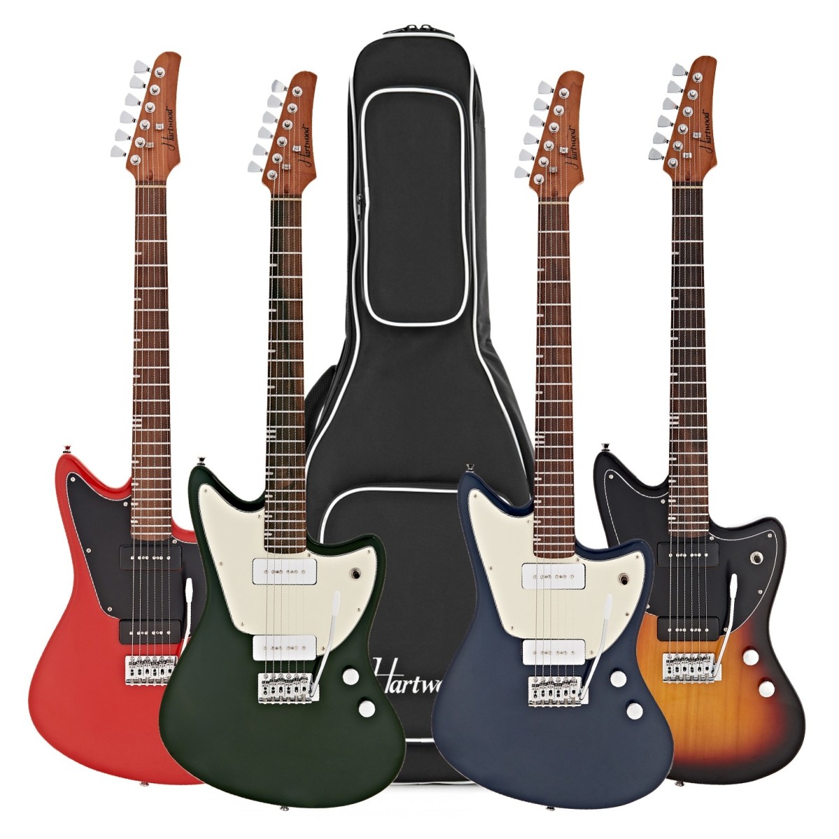 Hartwood Drifter Electric Guitar Bundle with Gigbag or Hard Case