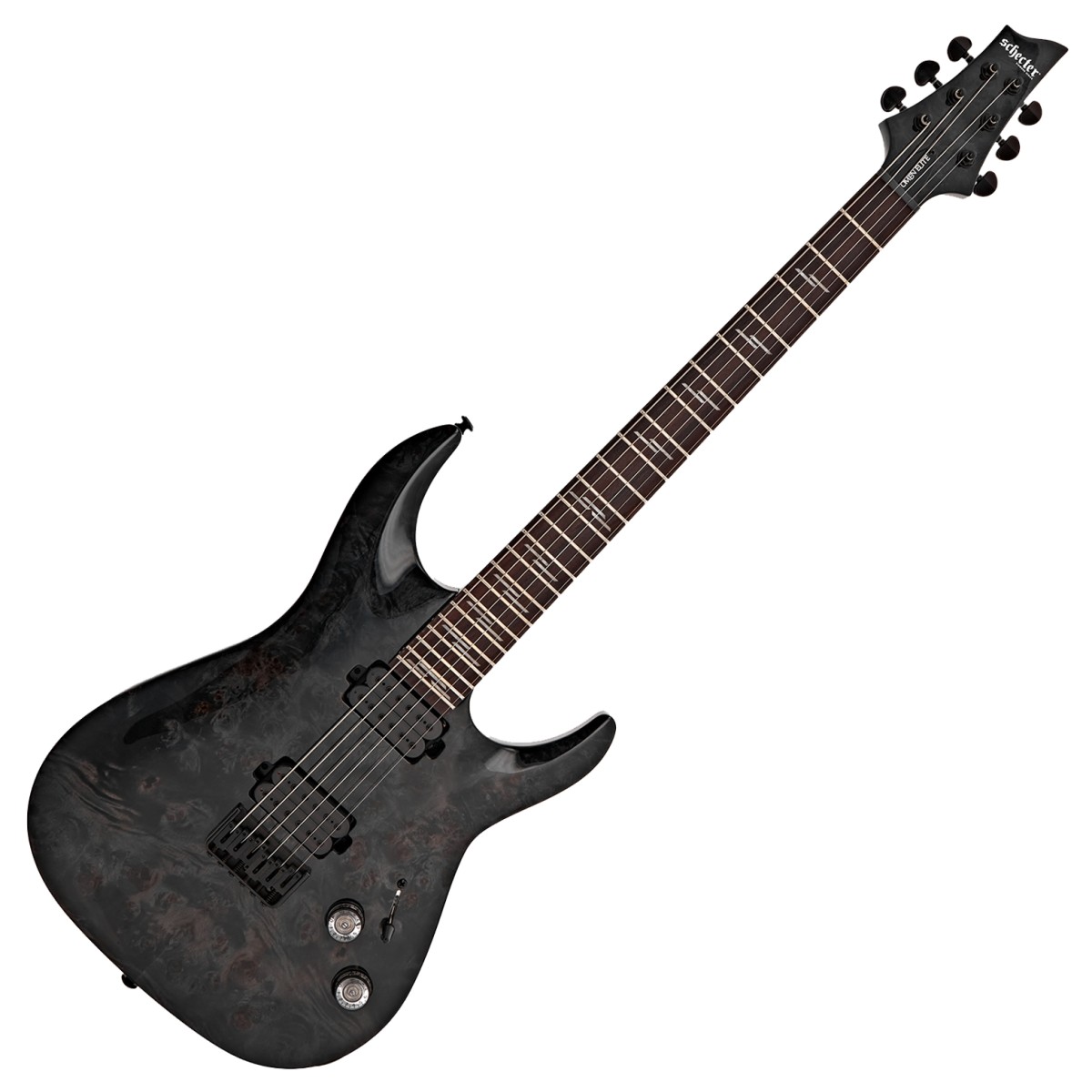 Schecter Omen Elite-6, See Thru Black Gear4music Exclusive