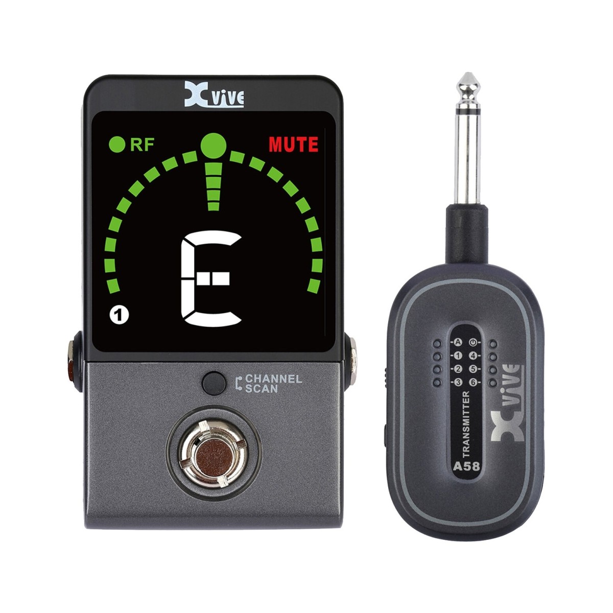 Xvive P58 5.8GHz Digital Guitar Pedal Tuner