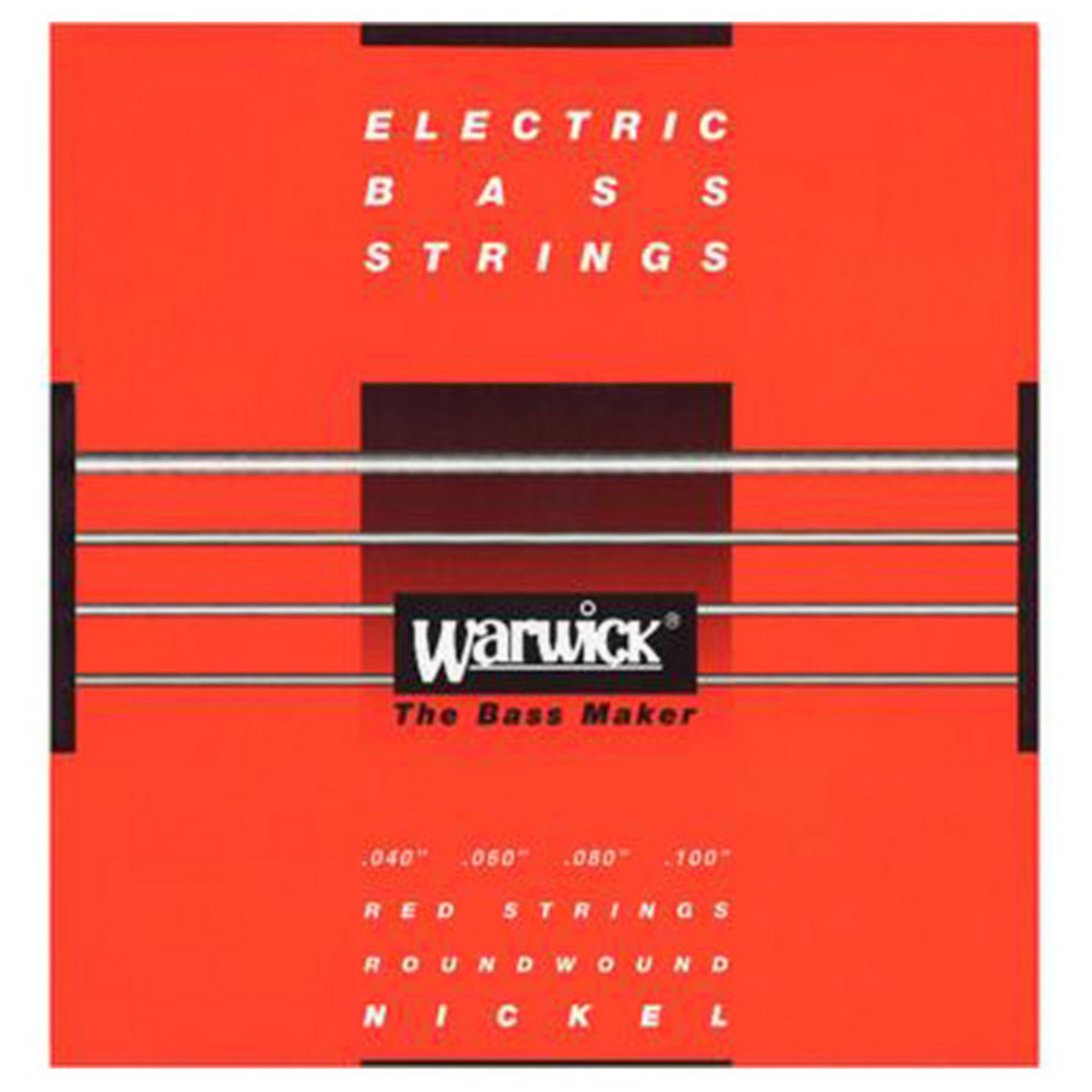 Warwick 46210 Red Label Medium-Light Bass Strings (40-100), 4-String