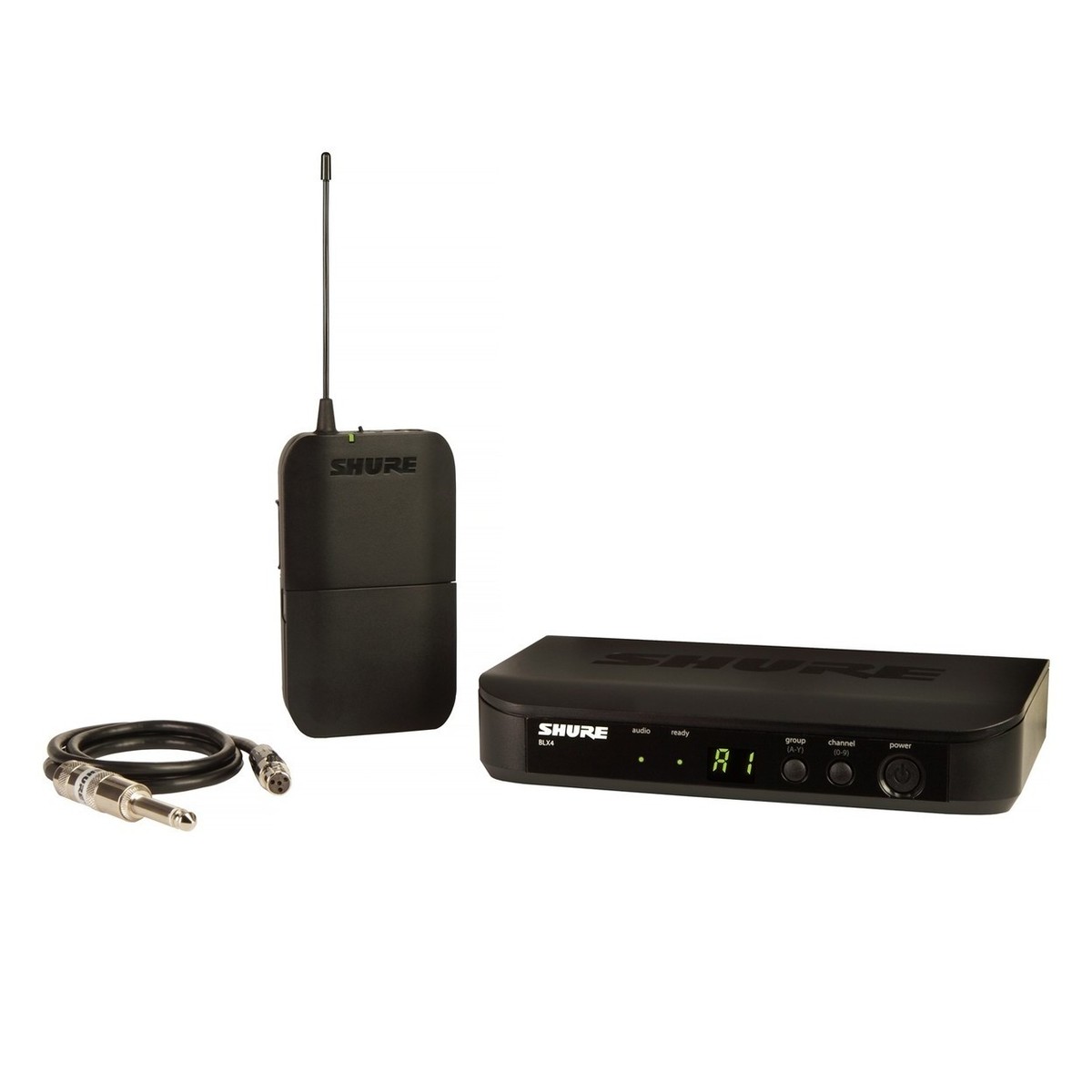 Shure BLX14-S8 Wireless Guitar System with WA302 Cable