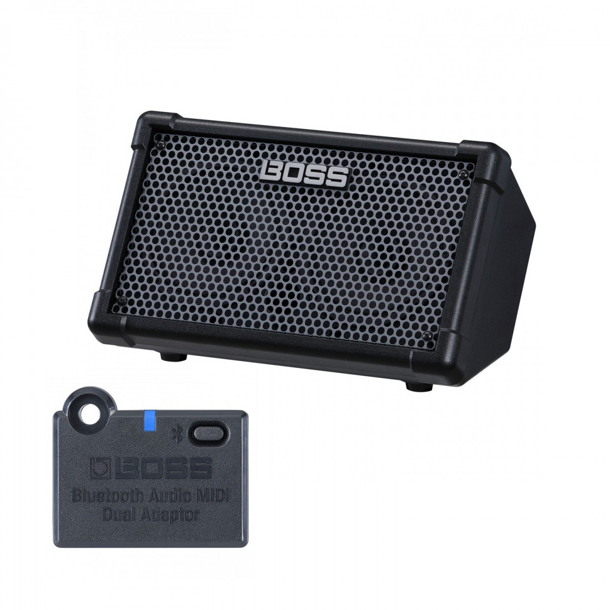 Boss Cube Street 2 Portable Stereo Amp with Bluetooth Adaptor, Black