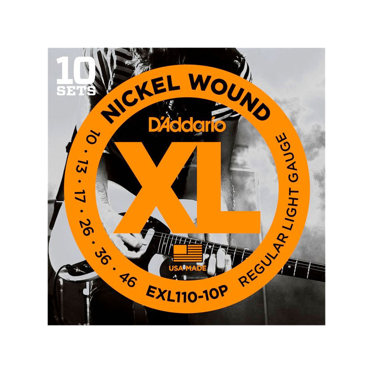 DAddario EXL110 Electric Guitar Strings 10-46 10 Pack