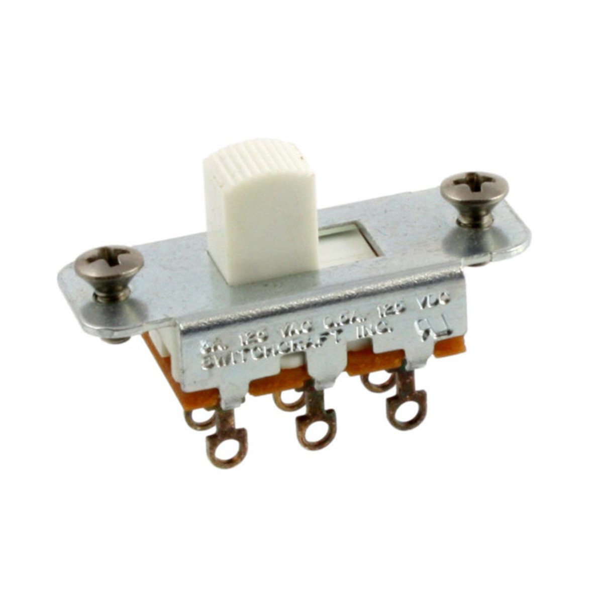 Switchcraft Slide Switch On-On, White