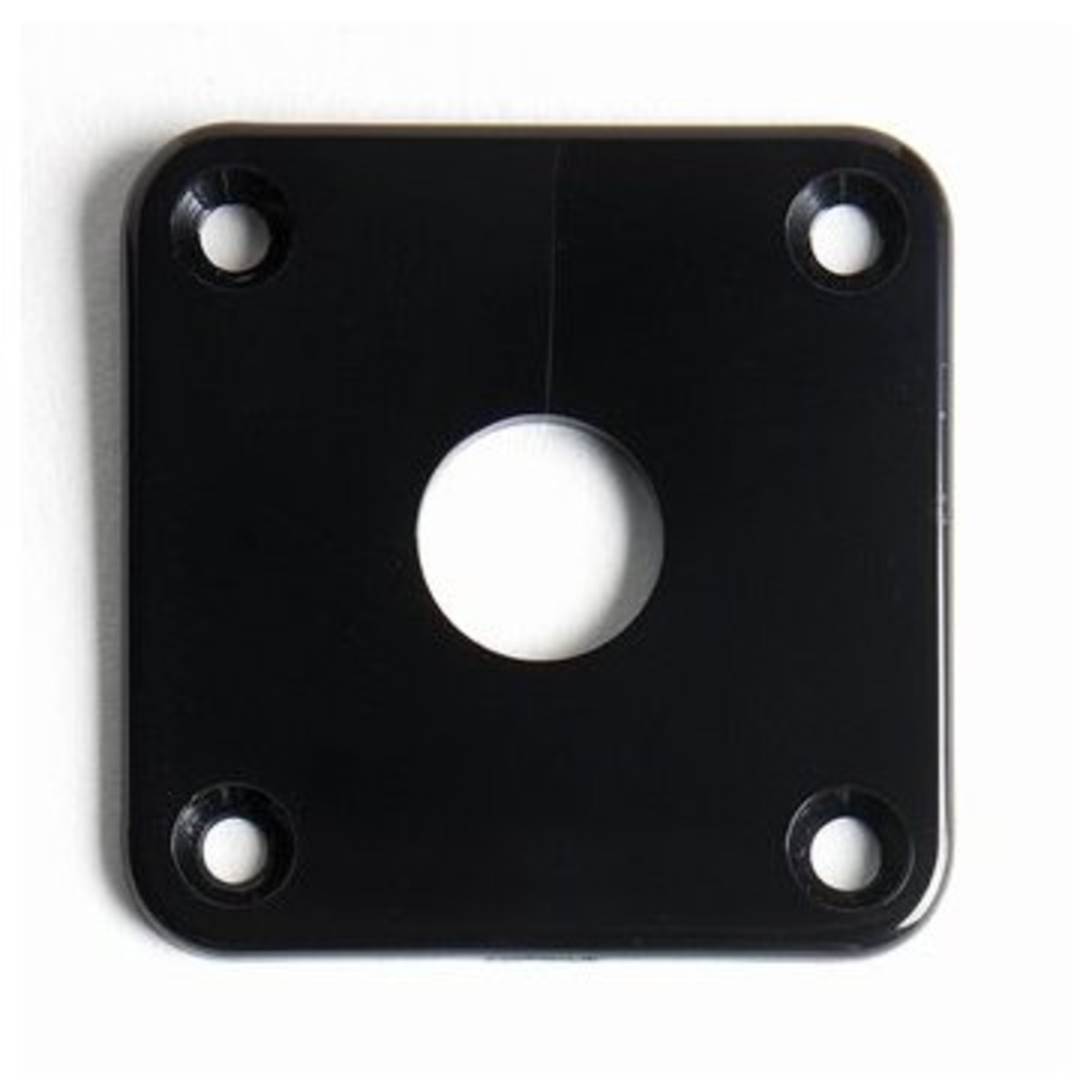 Allparts Jackplate for electric guitar, Black
