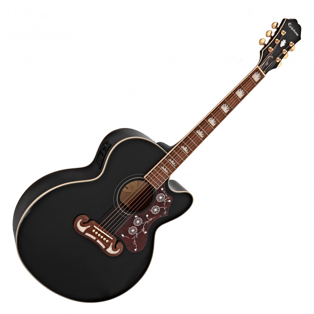 Epiphone J-200 EC Studio (EJ-200SCE), Black