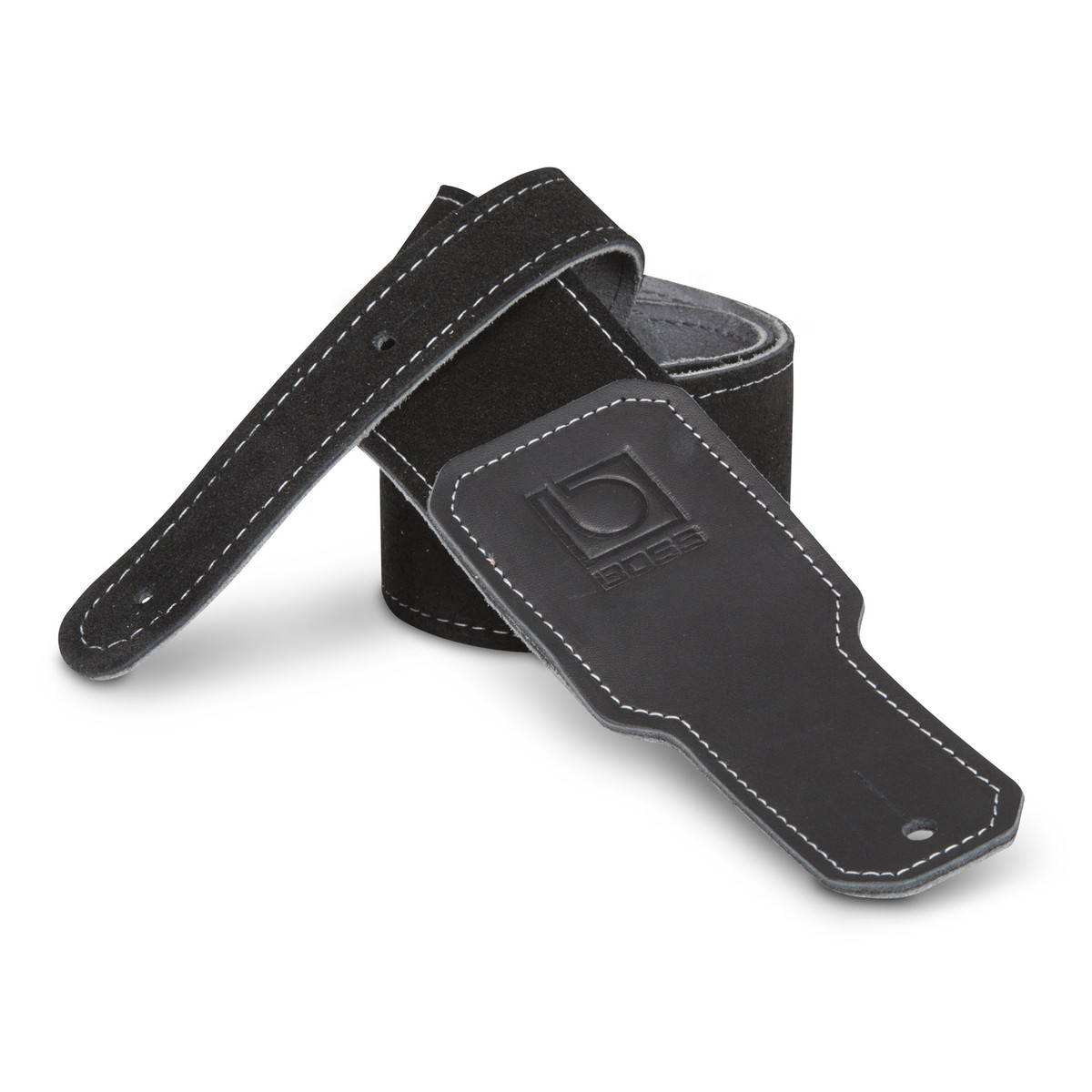Boss 2.5'' Black Suede Guitar Strap