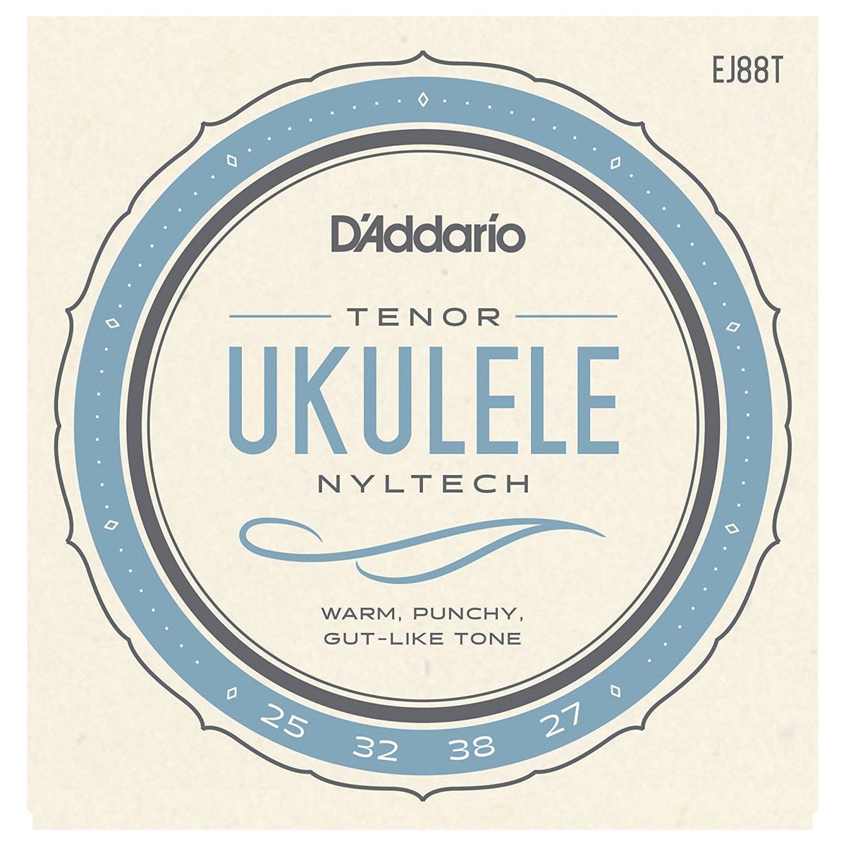 D'Addario EJ88T Nyltech Ukulele, Tenor
