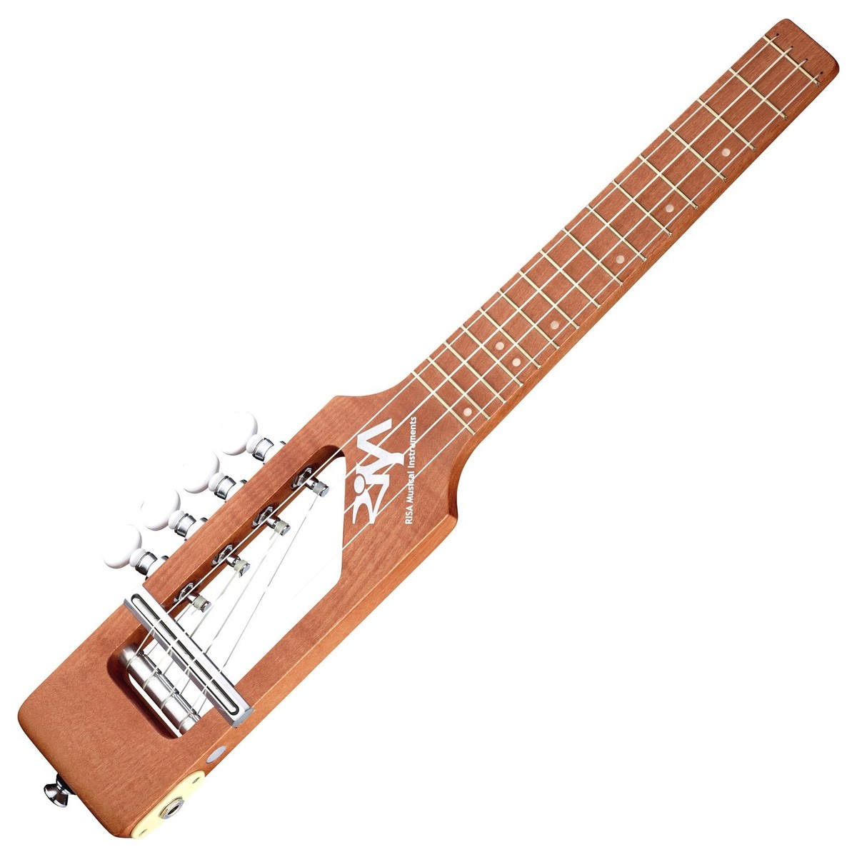 Risa Uke-Solid Concert Electric Ukulele, Natural