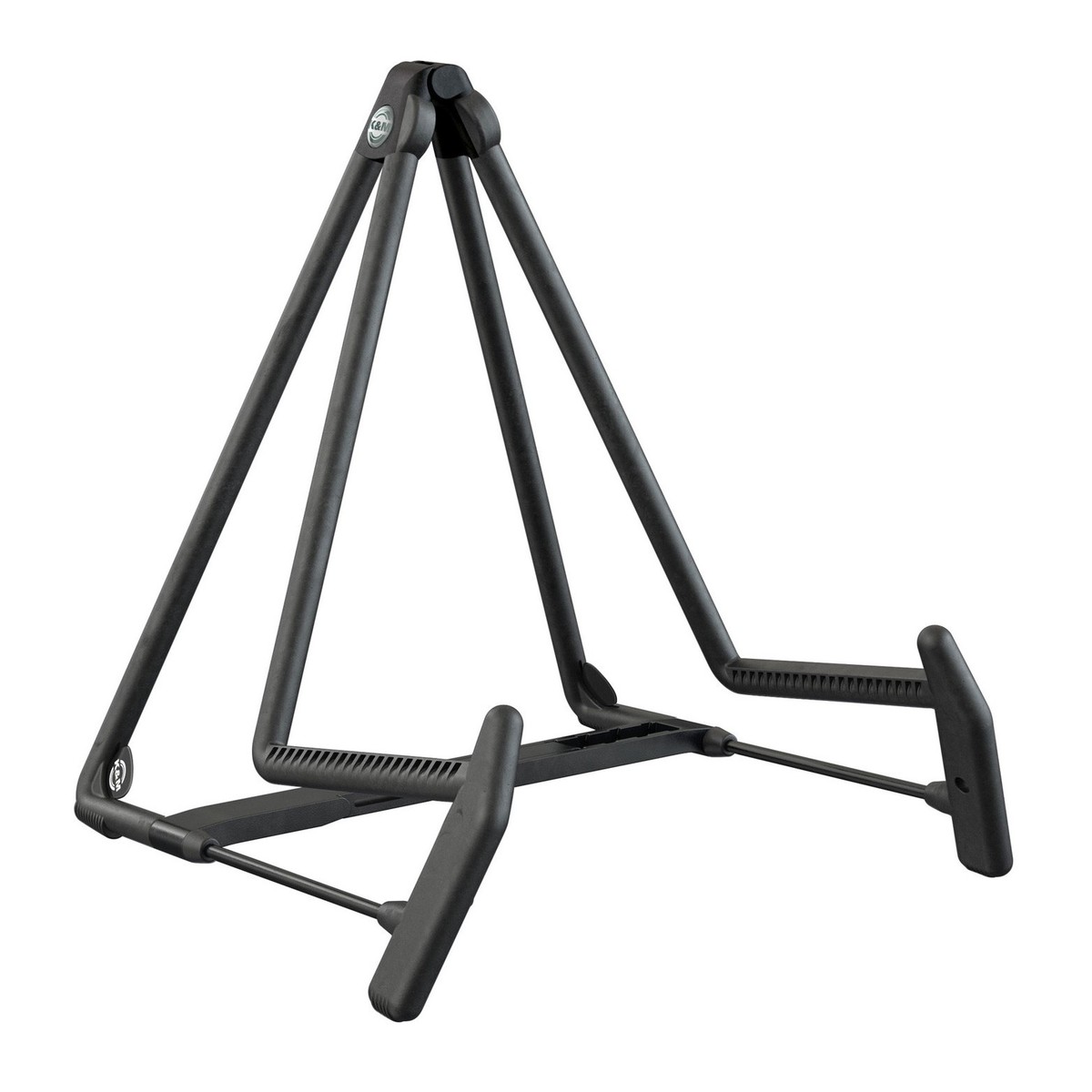 K&M 17580 Heli 2 Acoustic Guitar Stand, Black