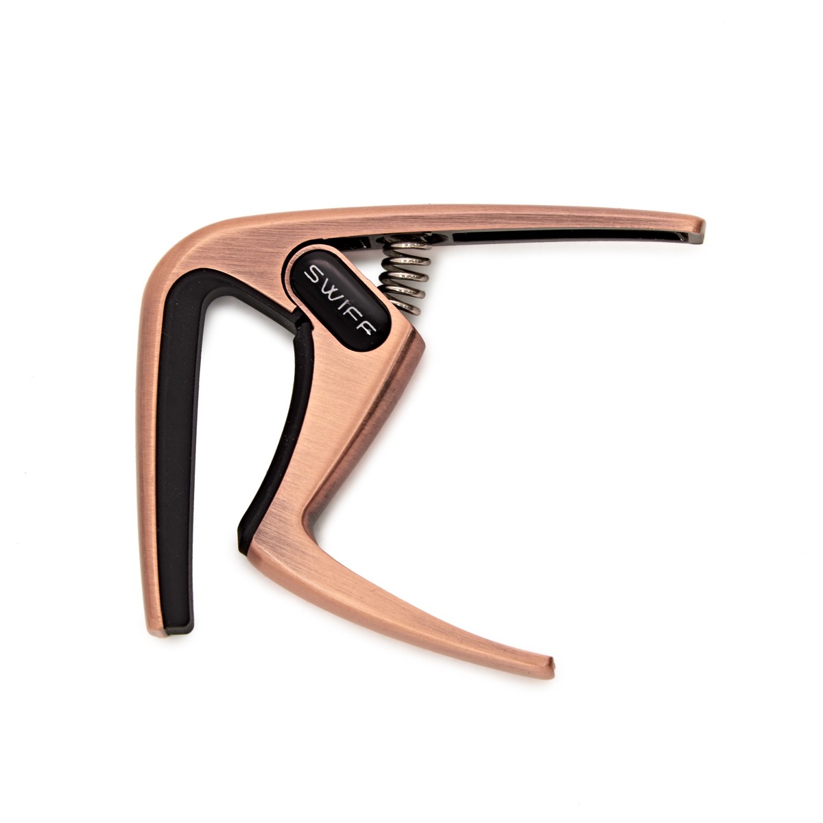 Swiff K8-U Zinc Alloy Ukulele Capo, Brushed Copper